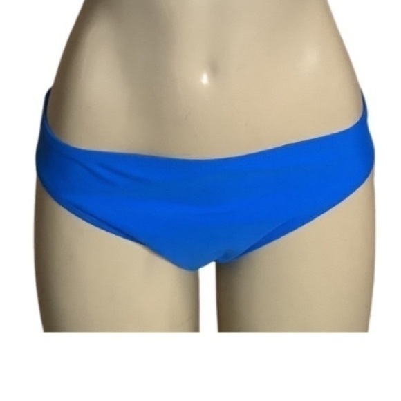 Island Escape Size 12 Blue Bikini Bottom. New With Tags - Picture 1 of 5